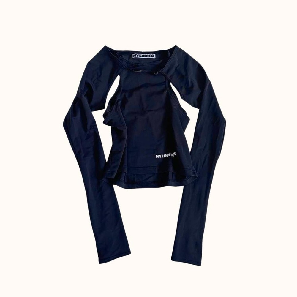 NWOT Hyein Seo Jersey Racer Top with bolero Sleeves